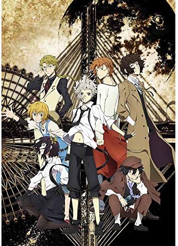 Bowinr Stray Dogs Poster, 42x30CM/16.5"x11.8" Japanese Anime No Fading Art Print Poster for Home Wall Decor(Style 01)