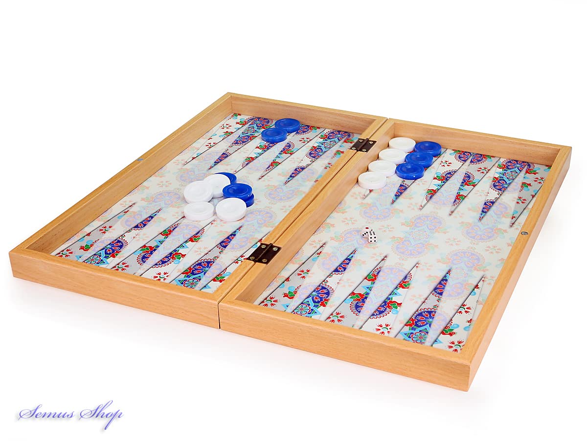 Semus Antep Backgammon Türkische Tavla XXL