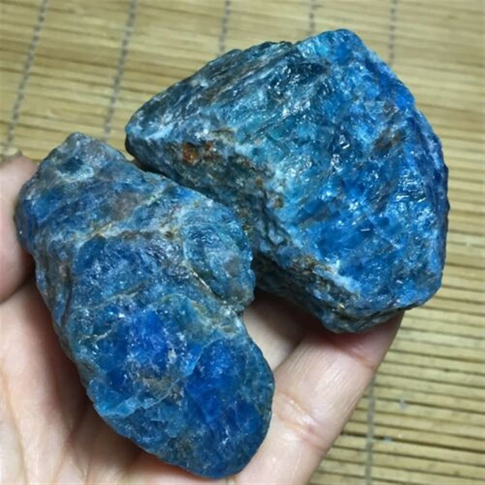 Kristall-Natürlicher Apatit-Kristall, roher Rohstein, Felsexemplar aus Madagaskar (140_150 g)