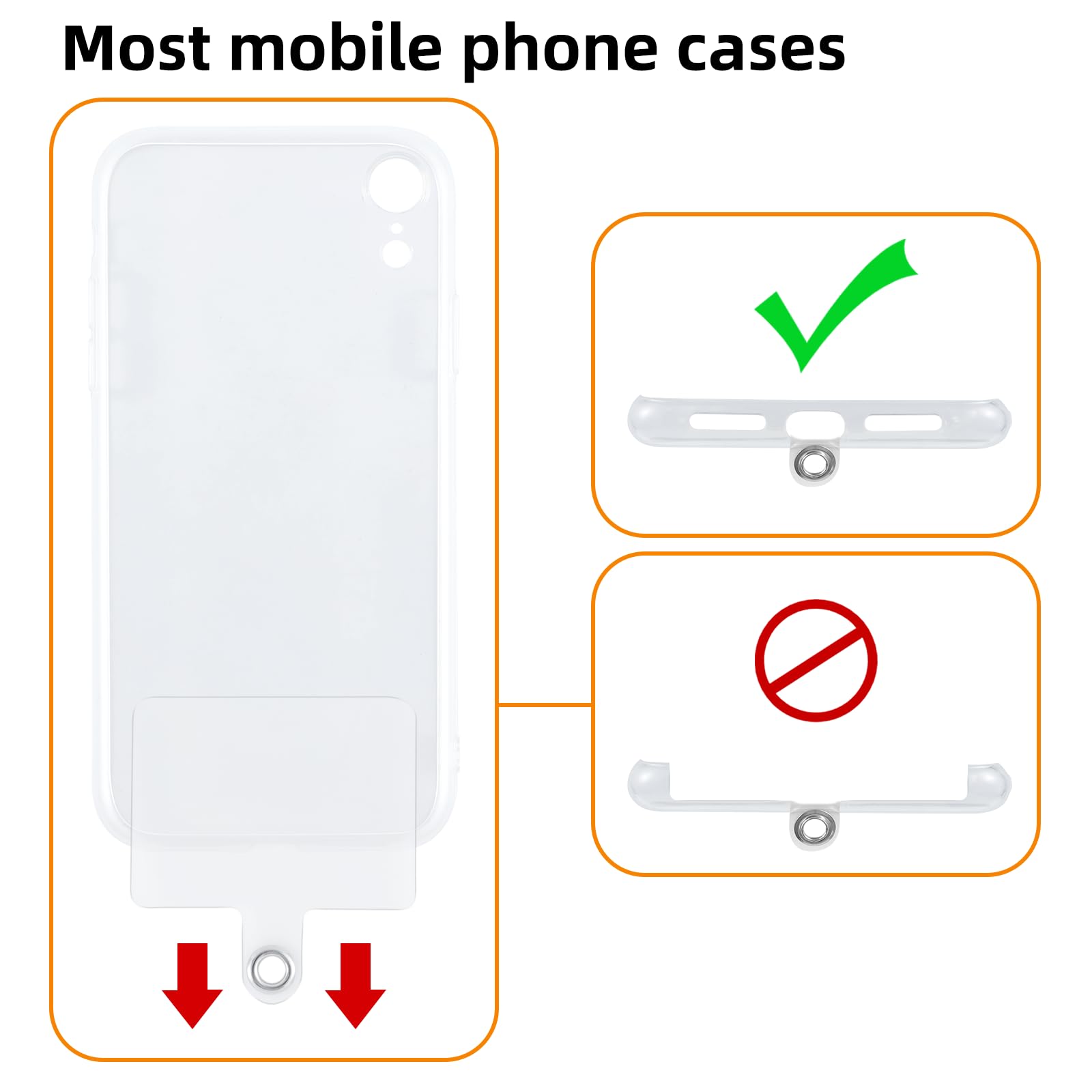 Lanière Téléphone Réglable 60-120 Cm - Nylon Doux, Clips De Sécurité - Pour Tour De Cou, Bandoulière Ou Bracelet