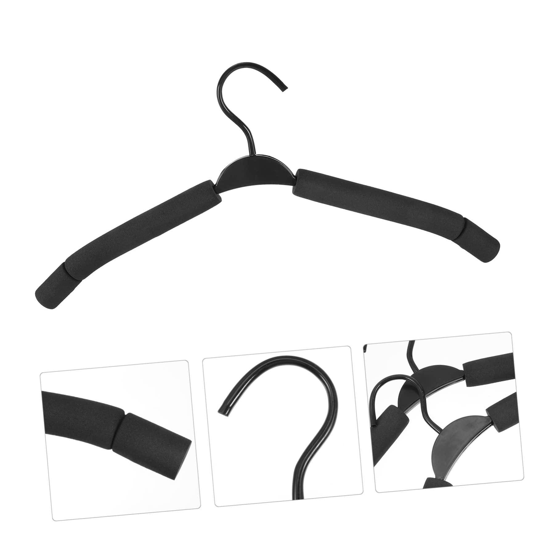 MAGICLULU Grucce Per Pantaloni e Gonne in Spugna Multifunzionali 10 Pezzi, Design Salvaspazio Superficie Liscia, Materiale Durevole Per Uso Domestico e Ordinato