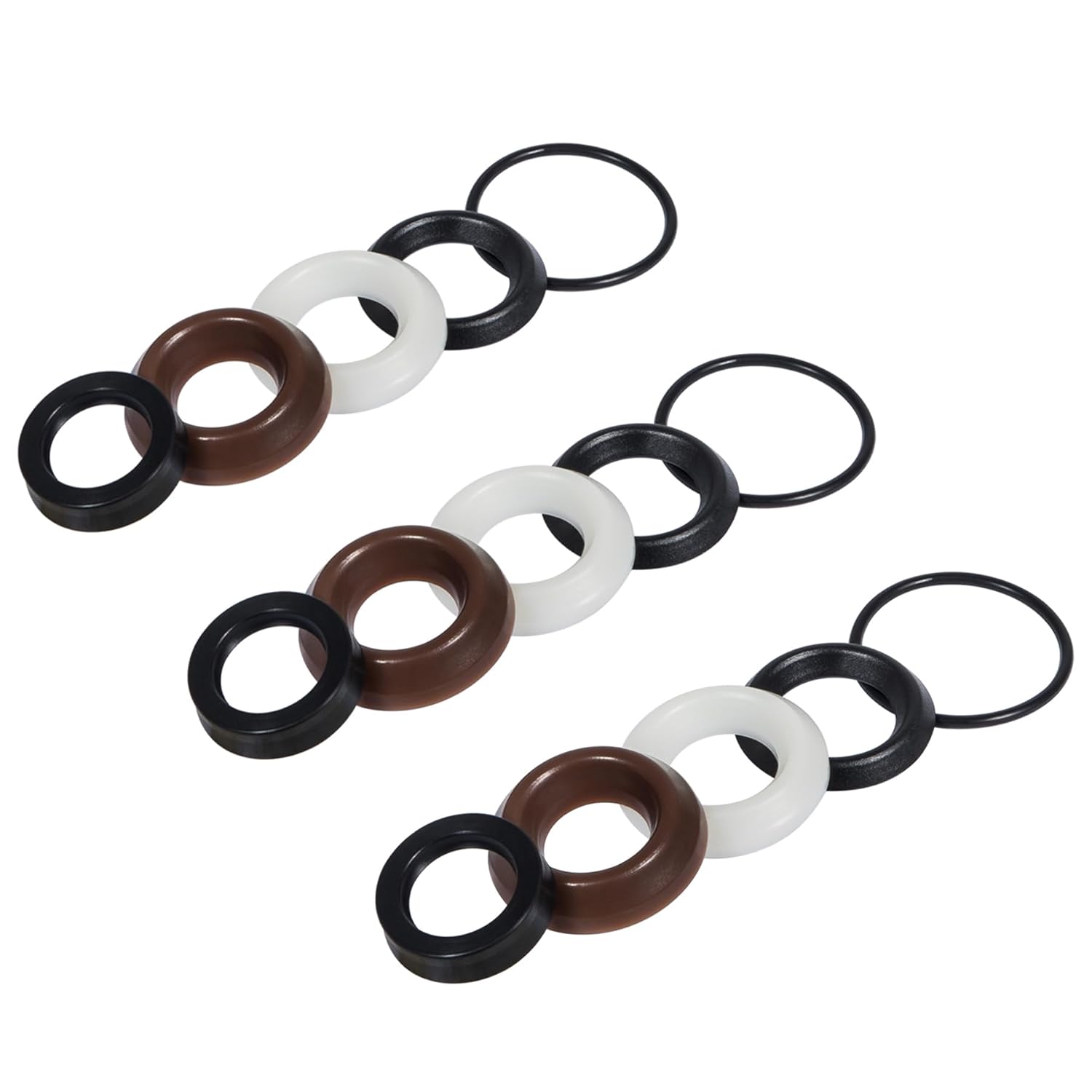 VSEK Packing Water Seal Kit 5019006400 Compatible with ZWD & ZWDK Series 15mm Pumps Piston Pressure Washer Pump Seal Kit