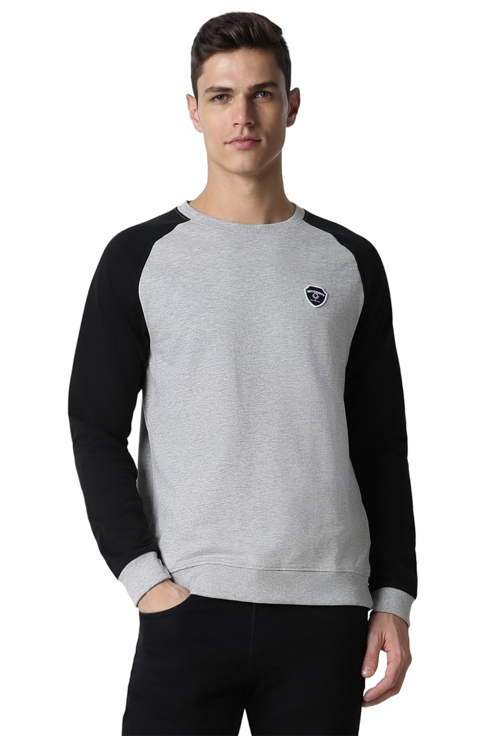 peter england Men's Cotton Blend Hooded Neck Sweatshirt-picture-23