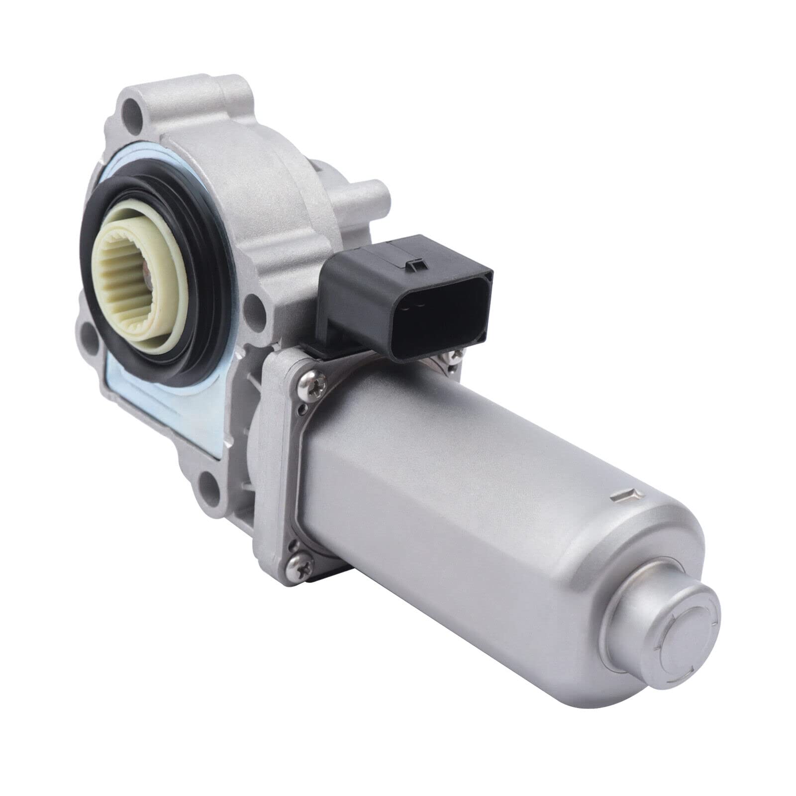 Motor de cambio de actuador de caja de transferencia 4WD con sensorCompatible con X3 E83 X5 E53 E70 X6 E71, reemplazo para 27107566296 27103455139 27107541782 27103455136