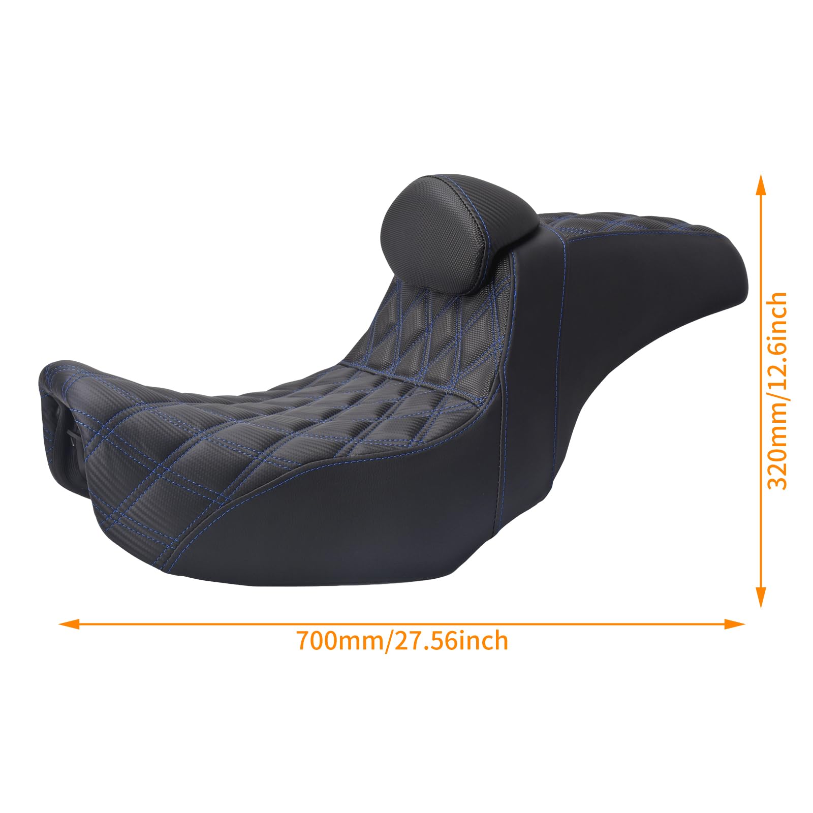 Amazon | HCmotorku バイク シート タンデムシート ピリオンシート