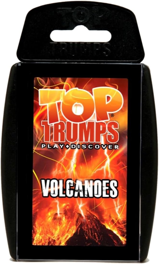 Card Game Volcanoes - Family Games for Kids and Adults - Learning Games - Kids Card Games for 2 Players and More - Kid War Games - Card Games for Families - Card Wars - for 6 Plus Kids