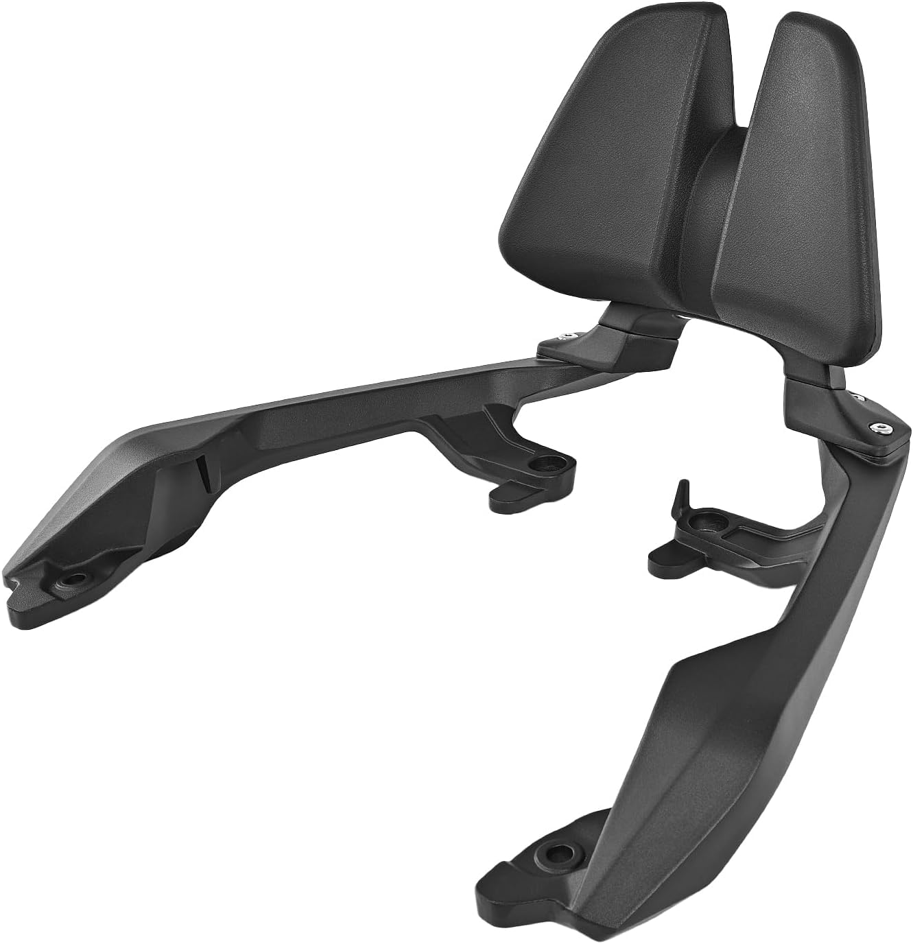 Sissy Bar avec dossier de moto compatible avec Honda X ADV 750 FORZA 750 NSS 750 2021-2026 Dossier passager amovible et porte-bagages XADV750 FORZA750 NSS750 (A-Noir)