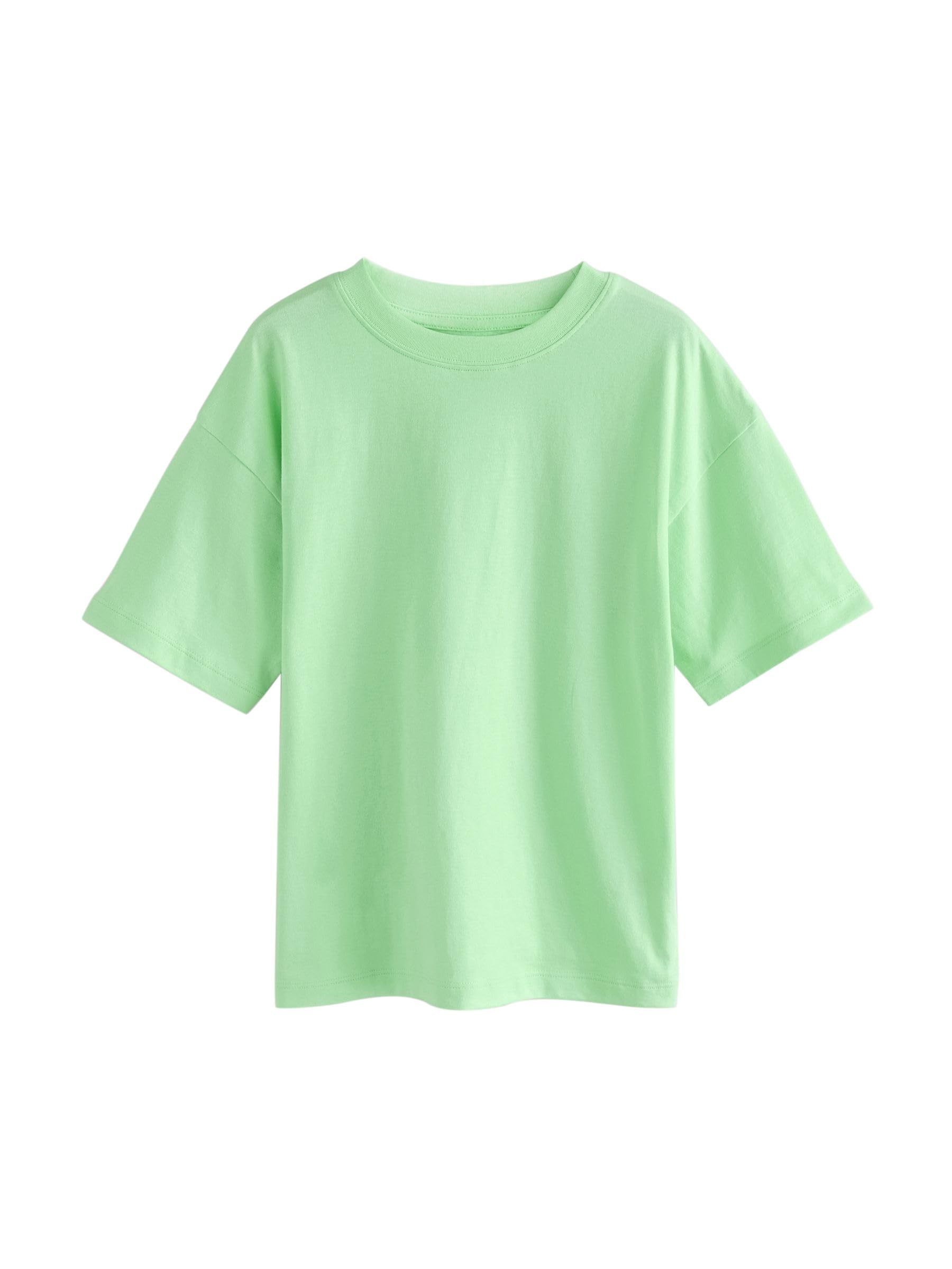 NEXT Ragazzo Confezione da 4 t-Shirt comode a Maniche Corte | Bambino, Pull On, 100% cotone, Lavabile in lavatrice