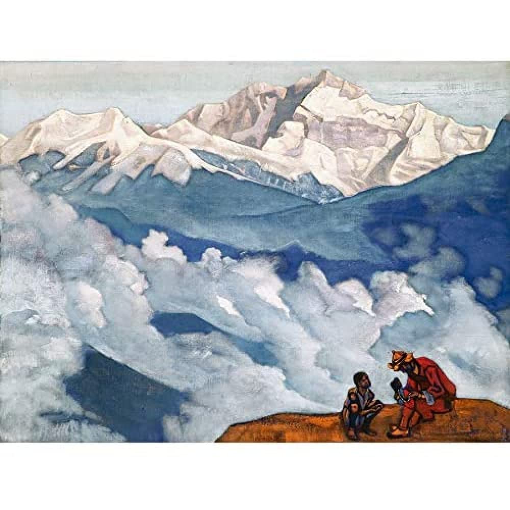 Roerich Pearl Of Searching Symbolist Landscape Painting Unframed Wall Art Print Poster Home Decor Premium