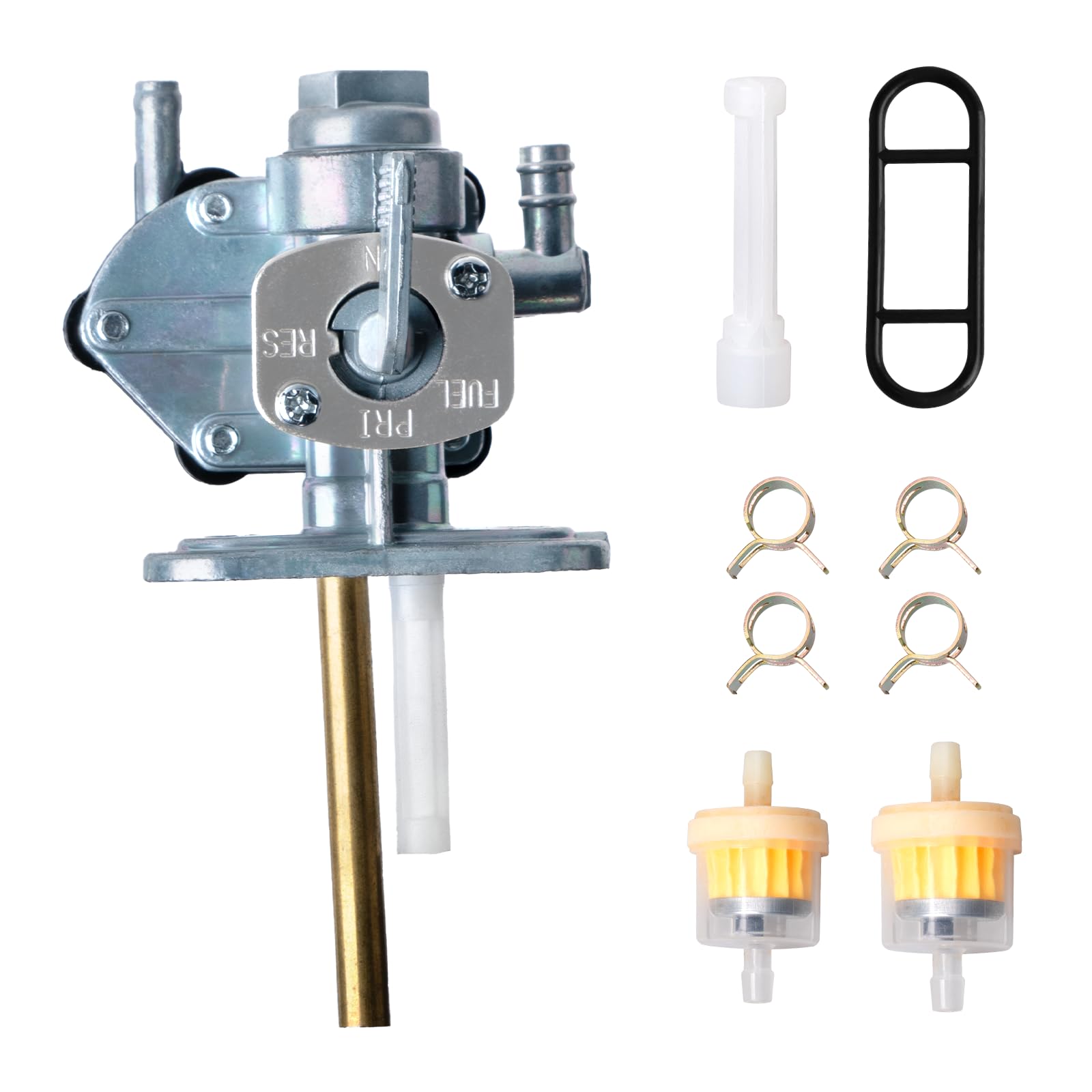 Gas Fuel Valve Petcock Switch for Suzuki LT80 LTZ400 Z400 LTZ250 LTF300,Fit for Kawasaki Vulcan 750 VN750 500 EN500, Fit for Kawasaki Zephyr 750 ZR750