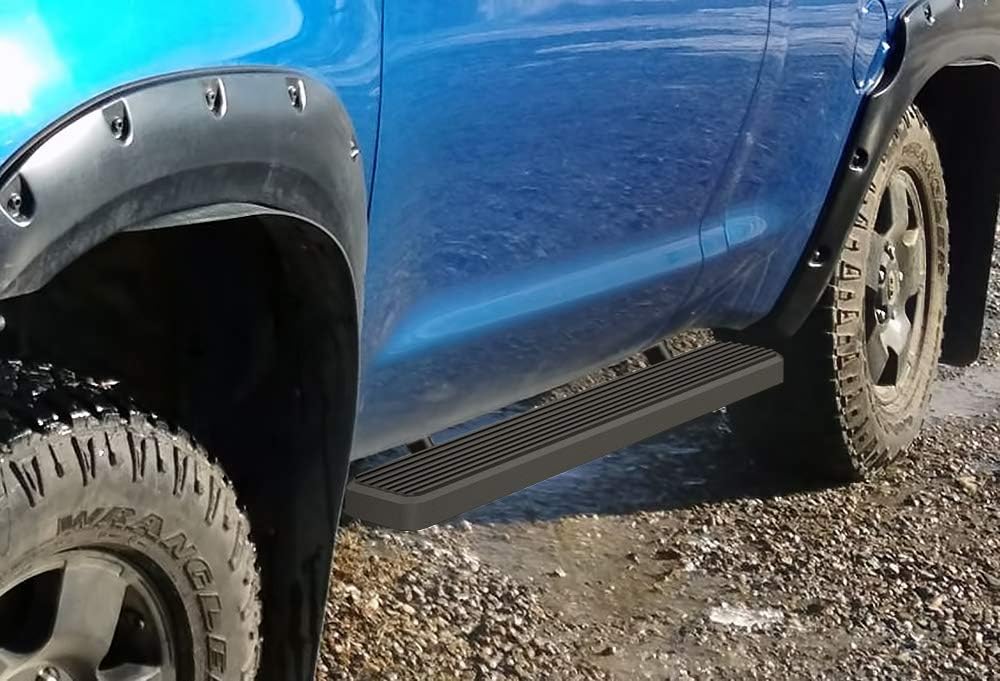 APS (Black 5 inches) Stainless Steel Running Boards Nerf Bars Side Steps Compatible with Toyota Tundra 2007-2017 Regular Cab