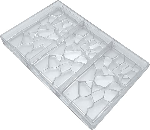 Miniatura 8 de Molde de barra de chocolate de forma de grieta Molde de barra de energía de policarbonato Molde Chocolate Fabricante de chocolate