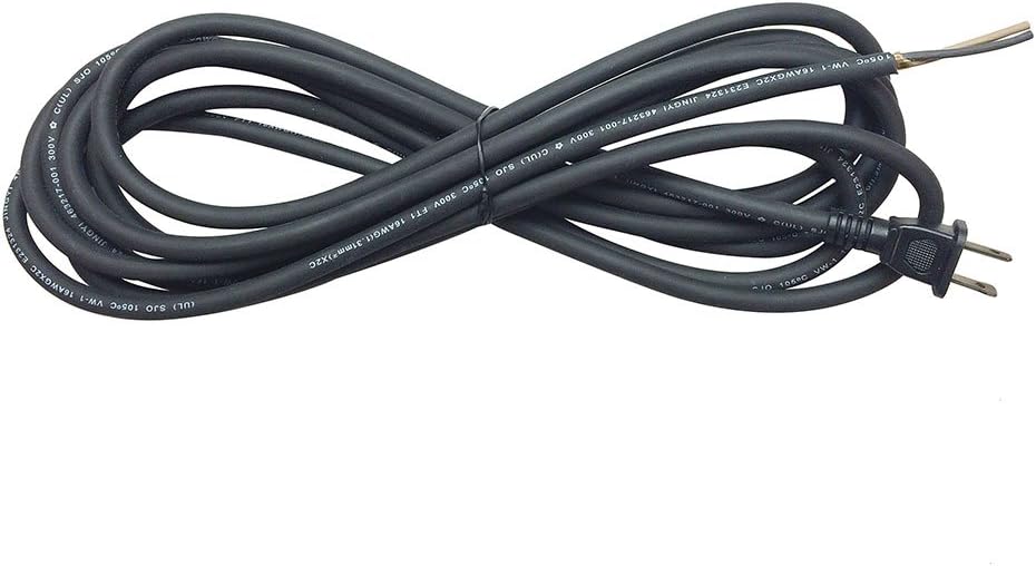 Superior Electric EC162-16 16 Feet 16 AWG SJO 2 Wire 125 Volt NEMA 1-15P Electrical Cord