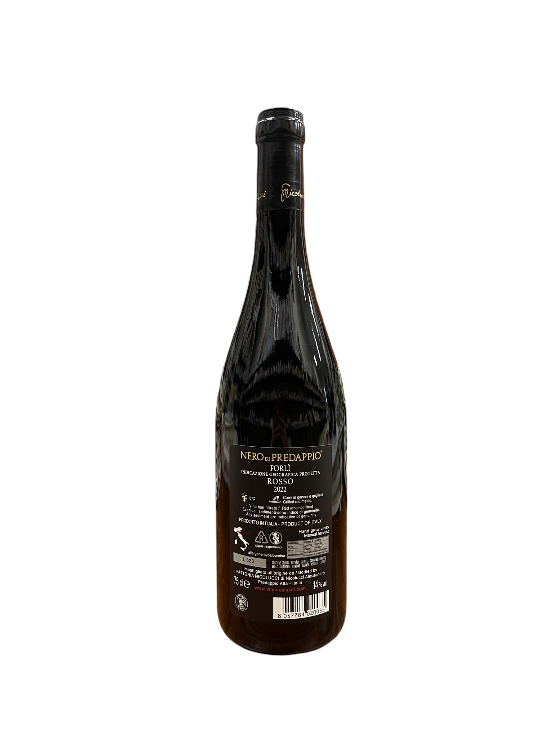 Fattoria Nicolucci Nero di Predappio IGP 2022 14% Vol 75 cl
