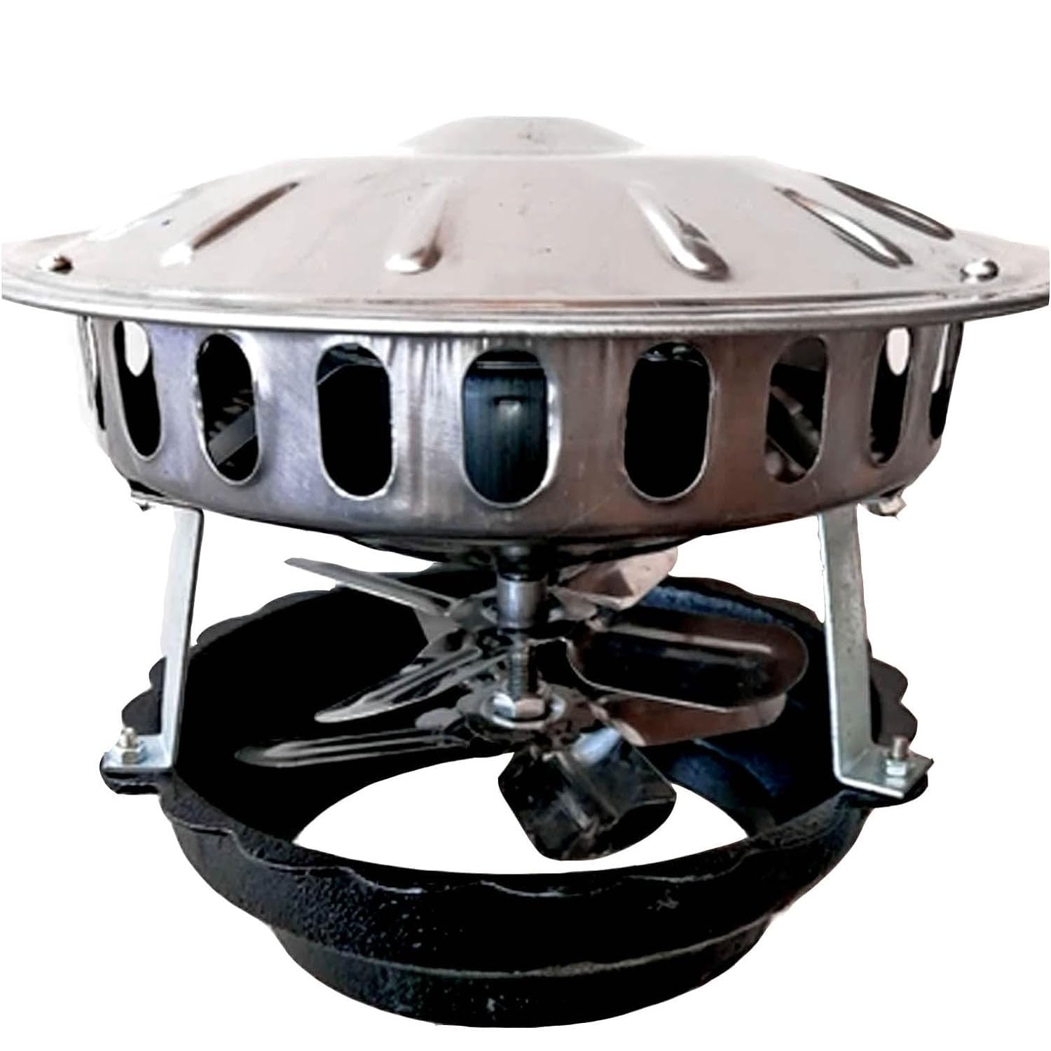 Ventilateur d'extraction de cheminée 100W extracteur de fumée domestique 17cm
