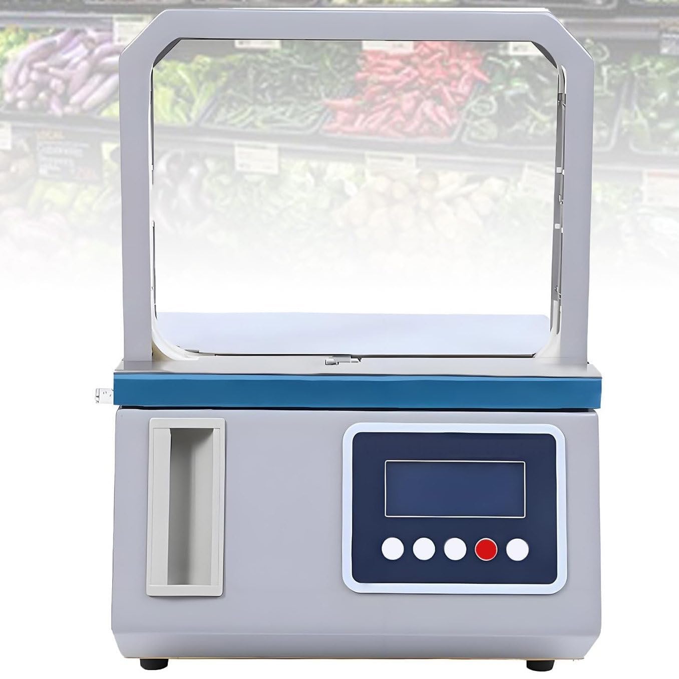 Vunhex One Color Automatic Strapping Machine, Desktop Opp Tape Bundling Machine For 12Mm Strapping Tape 1.5S Fast Binding, Adjustable Tension For Supermarket, Vegetables, And Stationery