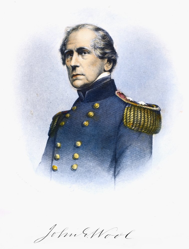 John Ellis Wool (1784-1869) Namerican Army Officer Steel Engraving 1862 After A Photograph By Mathew Brady Poster Print by (24 x 36)