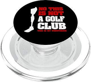 No This is Not A Golf Club This is My Prosthesis Amputee PopSockets PopGrip for MagSafe