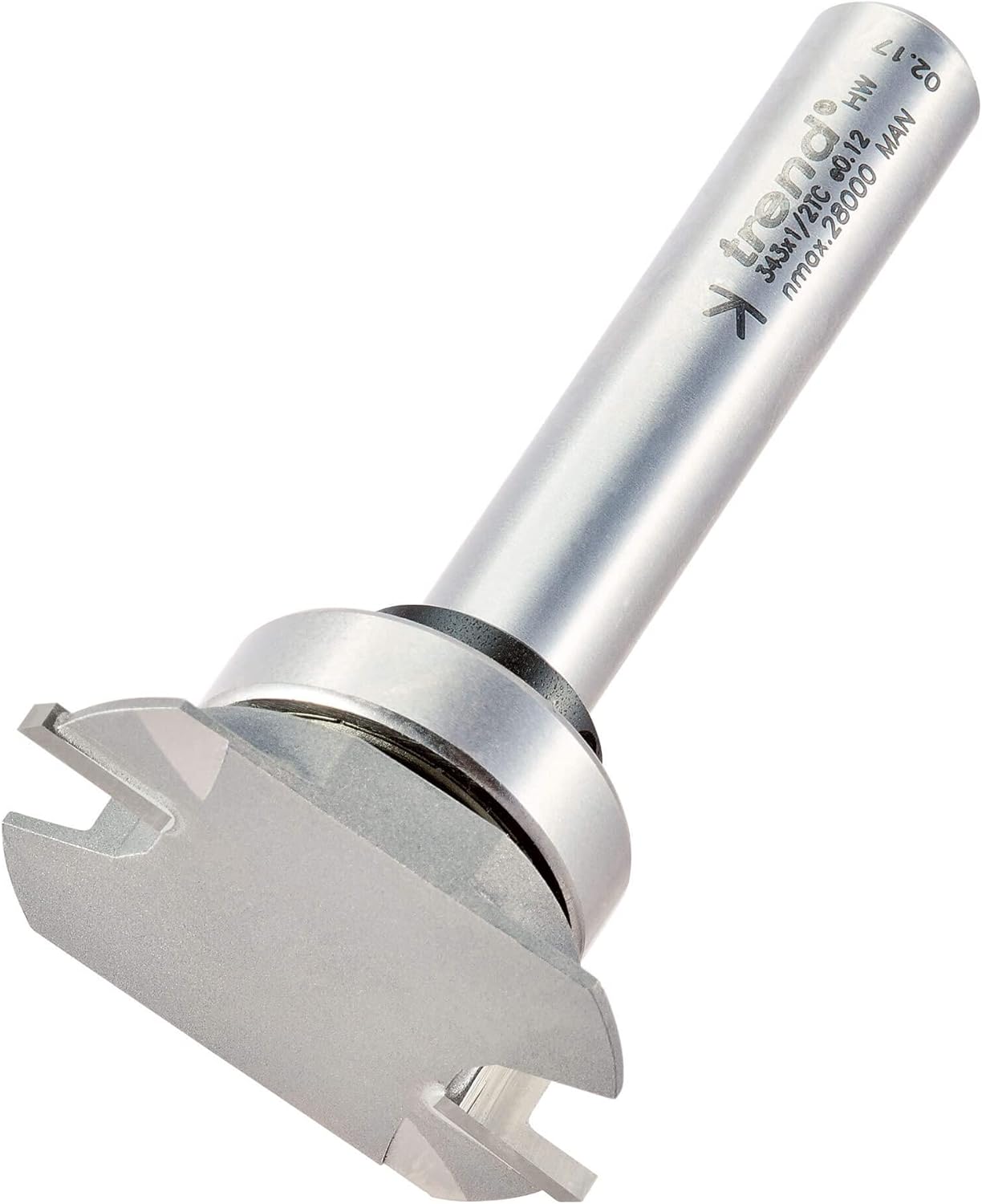 Trend Professional Guided Carripile Router Cutter Bit, 1/2 Inch Shank ...