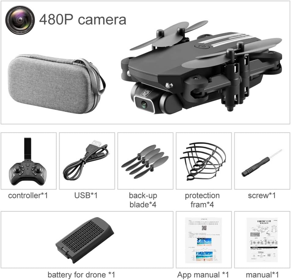 drone quadcopter con telecamera rtfs