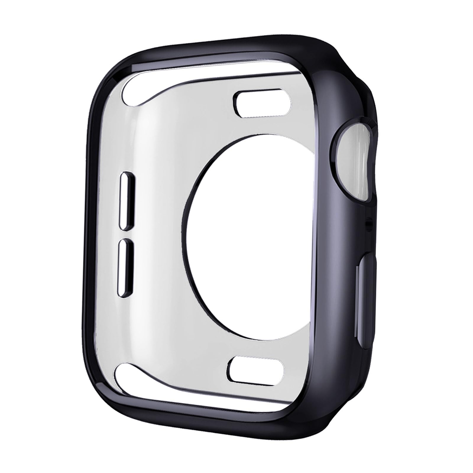 BOTOMALL Compatible with Apple Watch Bumper Case 41mm Series 9/8/7 Soft Flexible TPU Thin Lightweight Protective Cover for iWatch [NO Front Screen