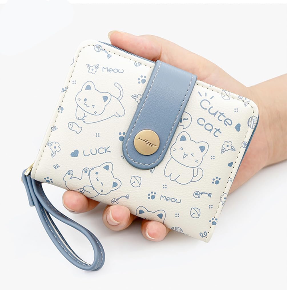 Kawaii Cat Wallet for Women Girls Cute Cartoon Cat Liberia Ubuy