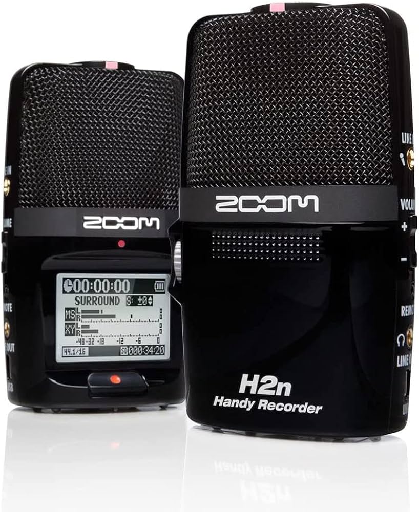 Zoom H2n Handy Handheld Digital Multitrack Recorder Bundle with