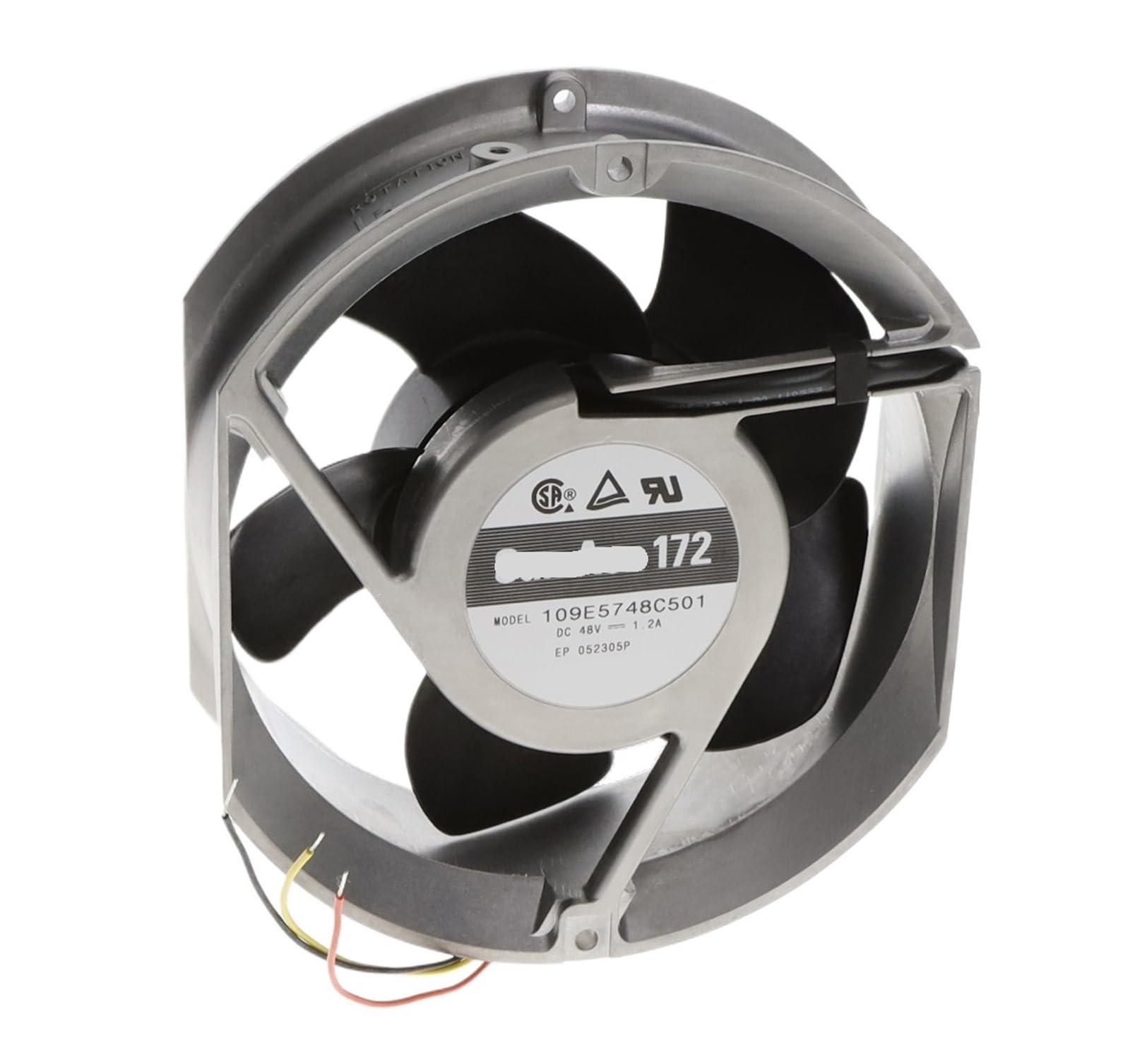 Lzikkgki One Color 109E5748c501 48Vdc Fan 172X150x51mm 57.6W 3Wire 4800Rpm