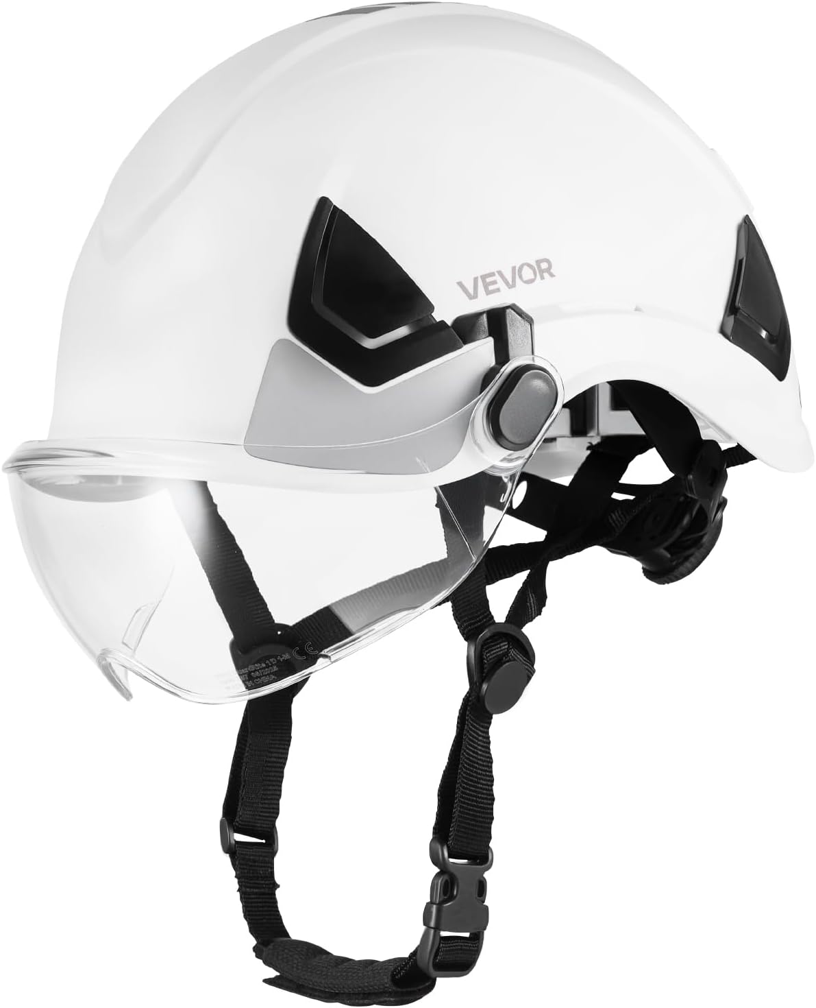 VEVOR Industrial Safety Helmet, ANSI/ISEA Z89.1 Approved ABS Hard Hat with 6-Point Ratchet Suspension, Adjustable Vented Hardhat for Men & Women, for Outdoor and Indoor Construction Workwear