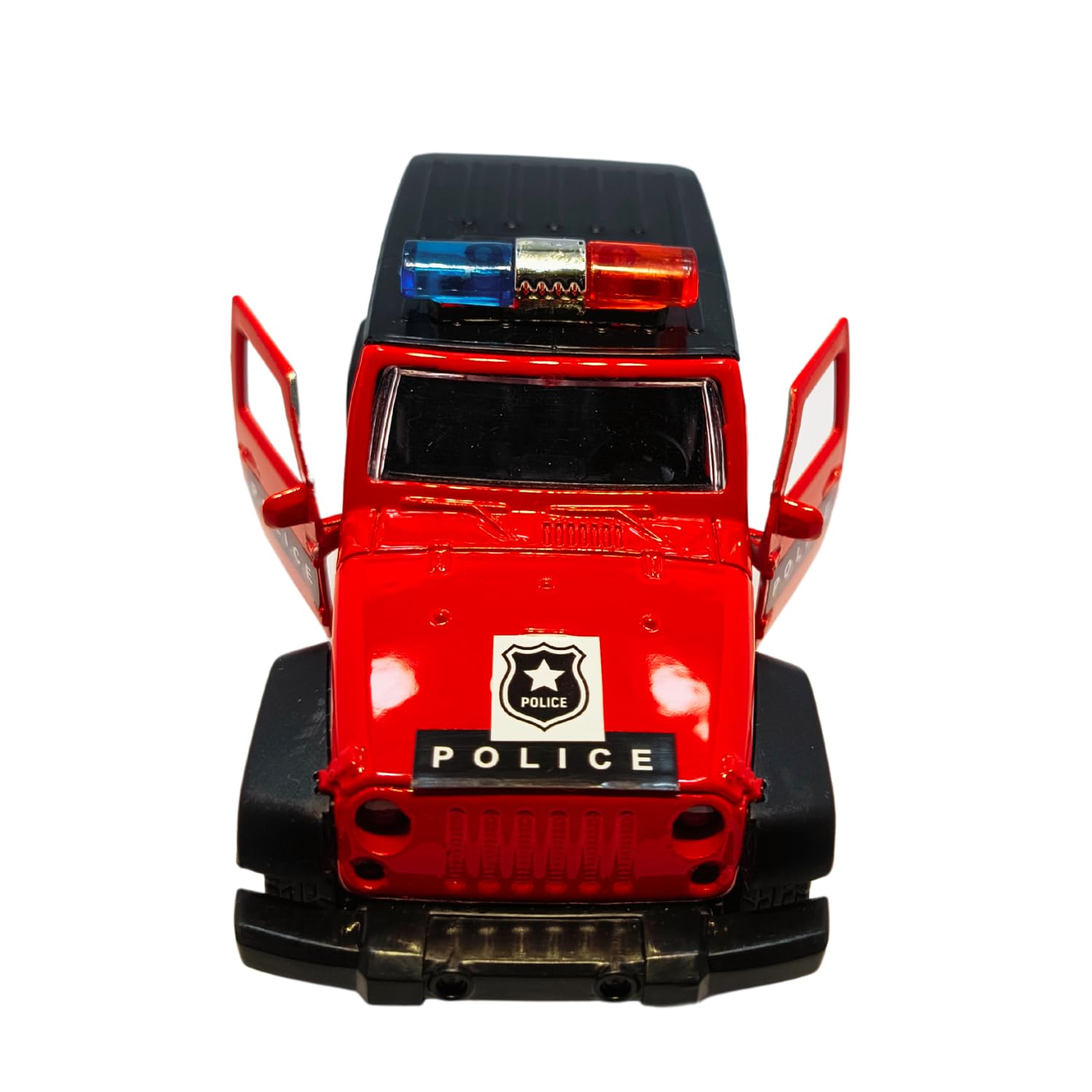 AADHAN Sports Model Police Jeep Car Metal Pull Back Toy Diecast Toy Cars with Openable Doors, for Kids Boy Girl Gift (REDBLACK) (B0CSXK2418) Amazon Price History, Amazon Price Tracker