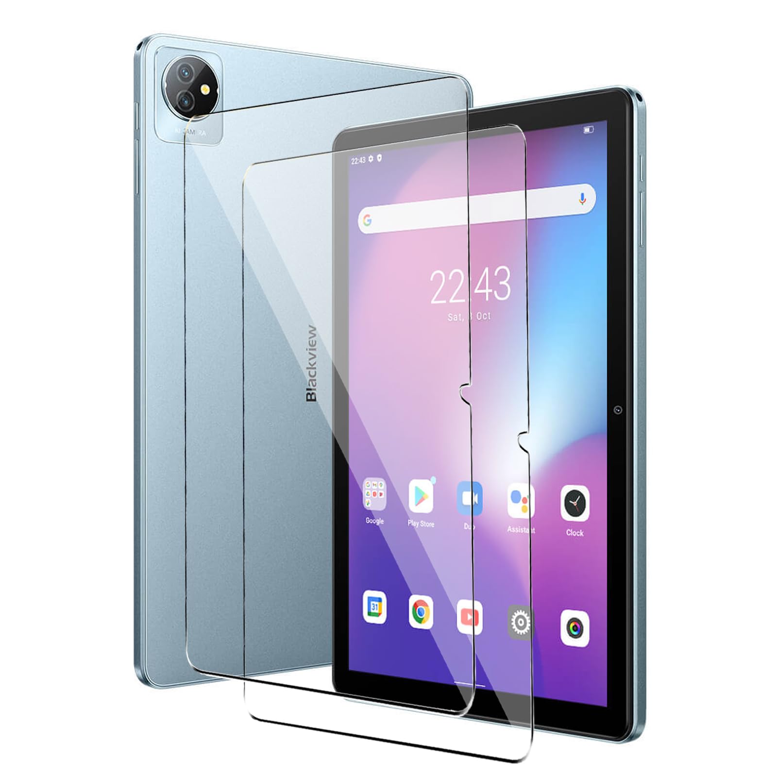 Vetro Temperato 9H Per Blackview Tab 8 WiFi 10.1 Pollici – Protezione Anti-graffio E Anti-impronta