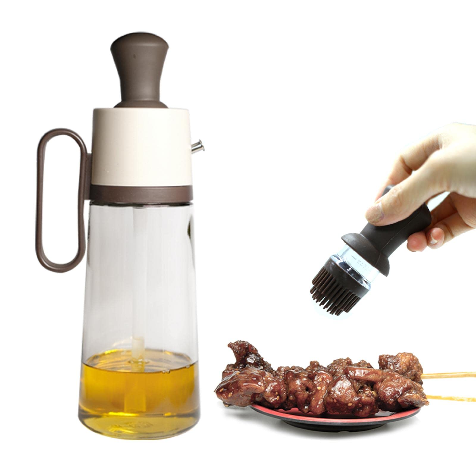 Buy Avadaspis 2 in 1 Oil Dispenser Bottle, 500ml 16.9oz Olive Oil