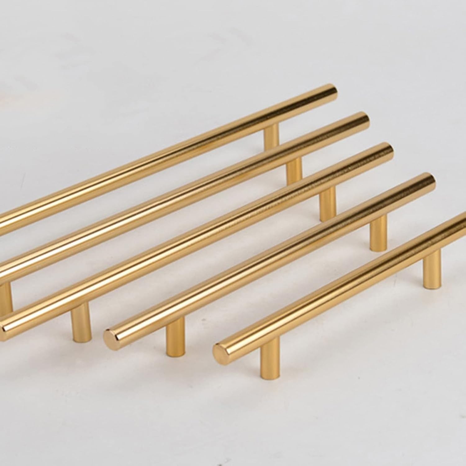 Tirante de Mueble Largo 30-100cm para Puertas y Armario, Oro, 100cm