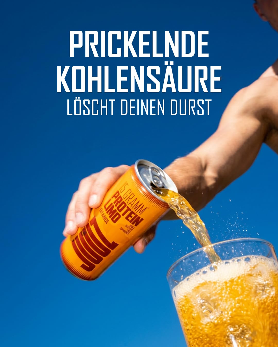 JUUZ Protein-Limo 12er Mix-Paket 0,33L Lemon Berry Cola Lemon Orange EINWEG