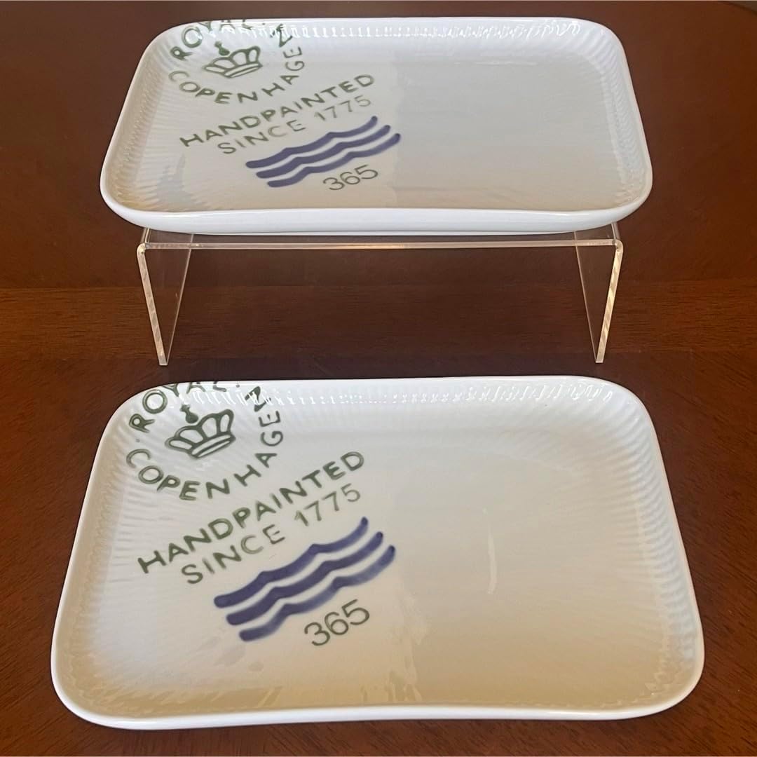 ロイヤルコペンハーゲン ブルーブルーテッドフルレース プレート2枚