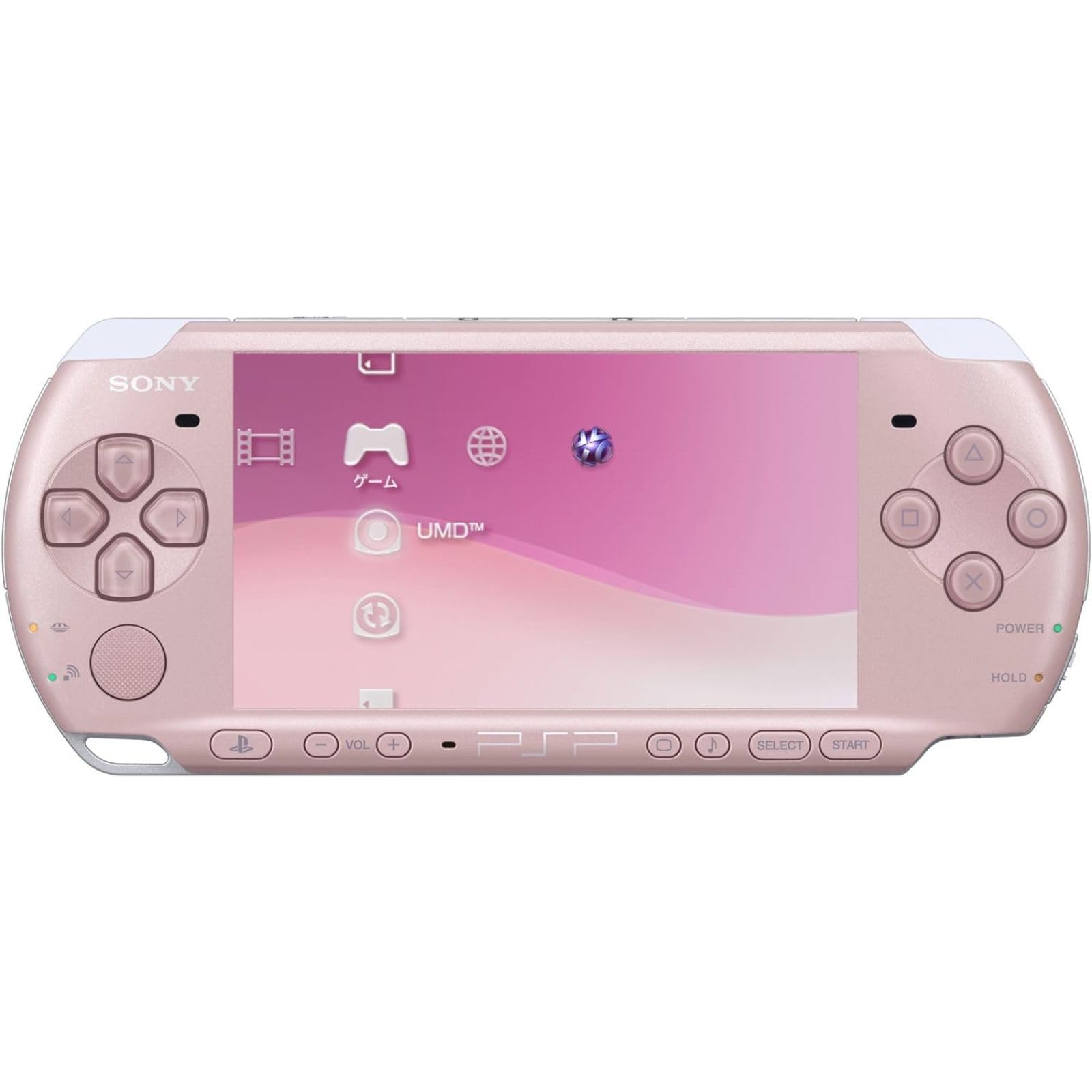 【整備済み品】 SONY ソニー PSP「プレイステーション・ポータブル」 ブロッサム・ピンク (PSP-3000ZP) 液晶画面交換済み