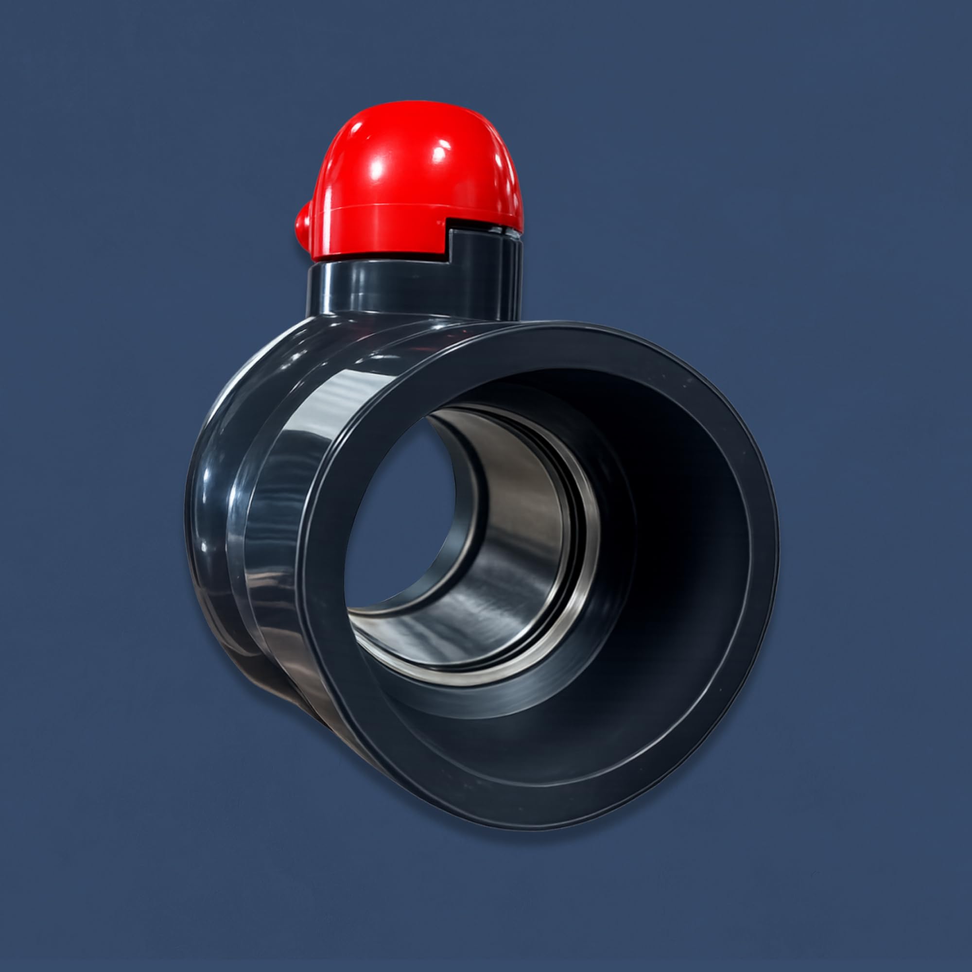 ERA - Válvula de bola compacta de 3 pulgadas, resistente SCH 80, PVC de grado industrial, puerto completo, válvula de cierre duradera para fontanería y riego
