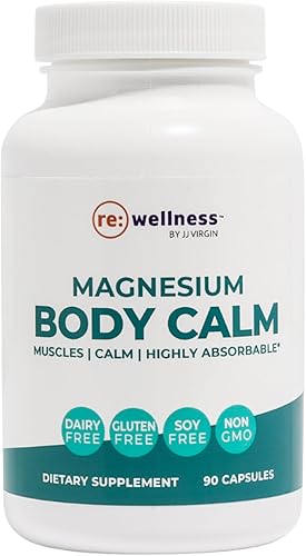 Miniatura 1 de Reignite Wellness by JJ Virgin | Calma corporal de magnesio | Suplemento de magnesio quelatado para la producción de energía, sensación de calma y