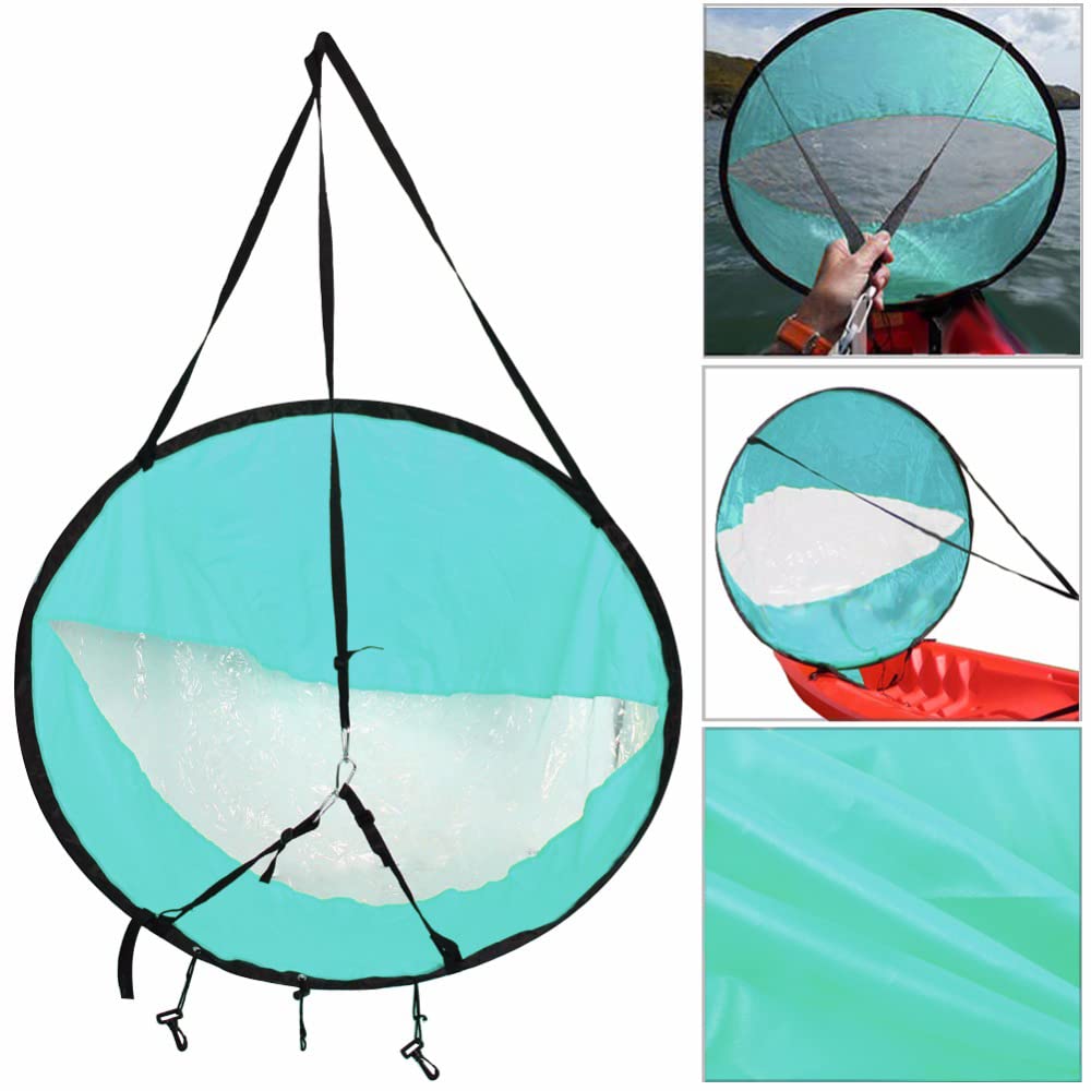 per FACULX 42 per KAYAK Wind Sail Paddle Canoe Portatile Popup Downwind Sail Kit per KAYAK Accessori per Gommoni per Kayak Canoe