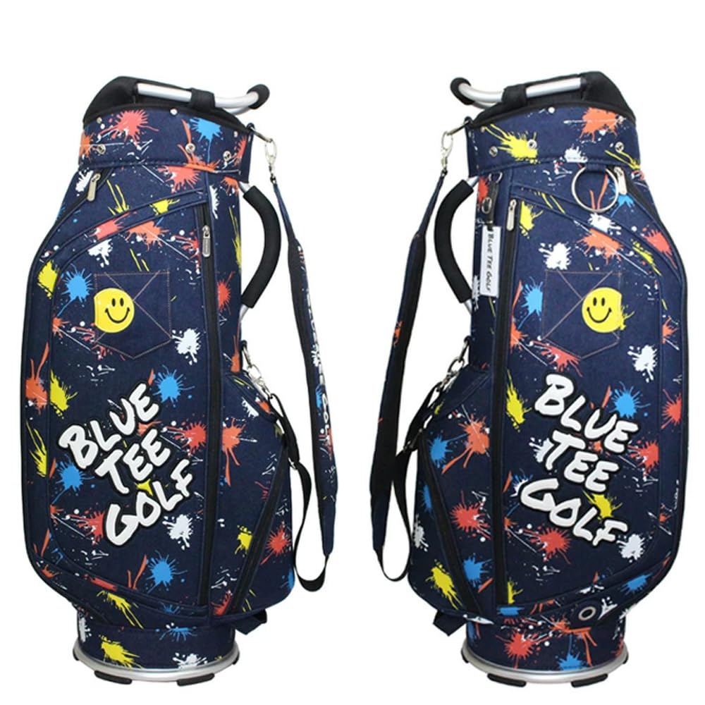 Amazon | ブルーティーゴルフ デニムペイント キャディーバッグ