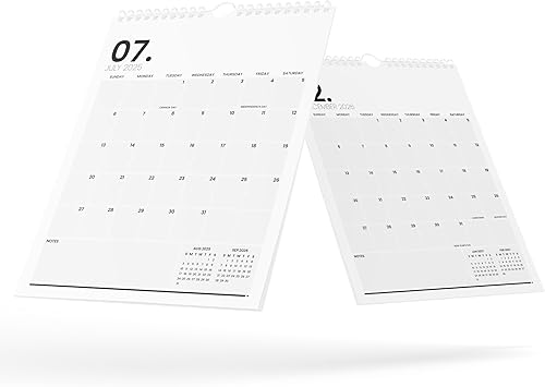 Miniatura 3 de Calendario de pared vertical estético 2023-2024 - Calendario de pared mediano de 85 x 11 pulgadas que va desde enero de 2023 hasta junio de 2024 -