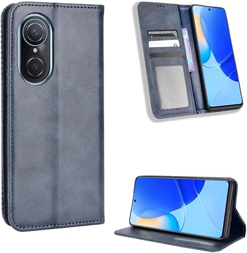 Miniatura 1 de QiongNi Funda para Huawei Honor 50 SE, funda de piel sintética para Hi Nova 9 SE, funda para Huawei Nova 9 SE JLN-LX1 JLN-A00, funda de piel