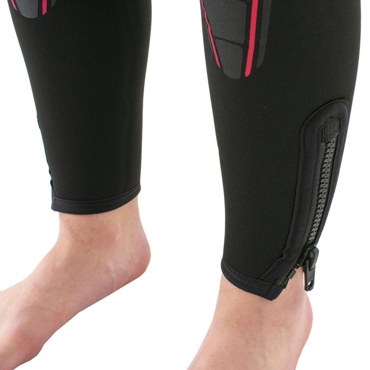 SEAC Muta da Subacquea Monopezzo con Cappuccio Integrato per Adulti, Nero/Blu Scuro, Neoprene, Immersione