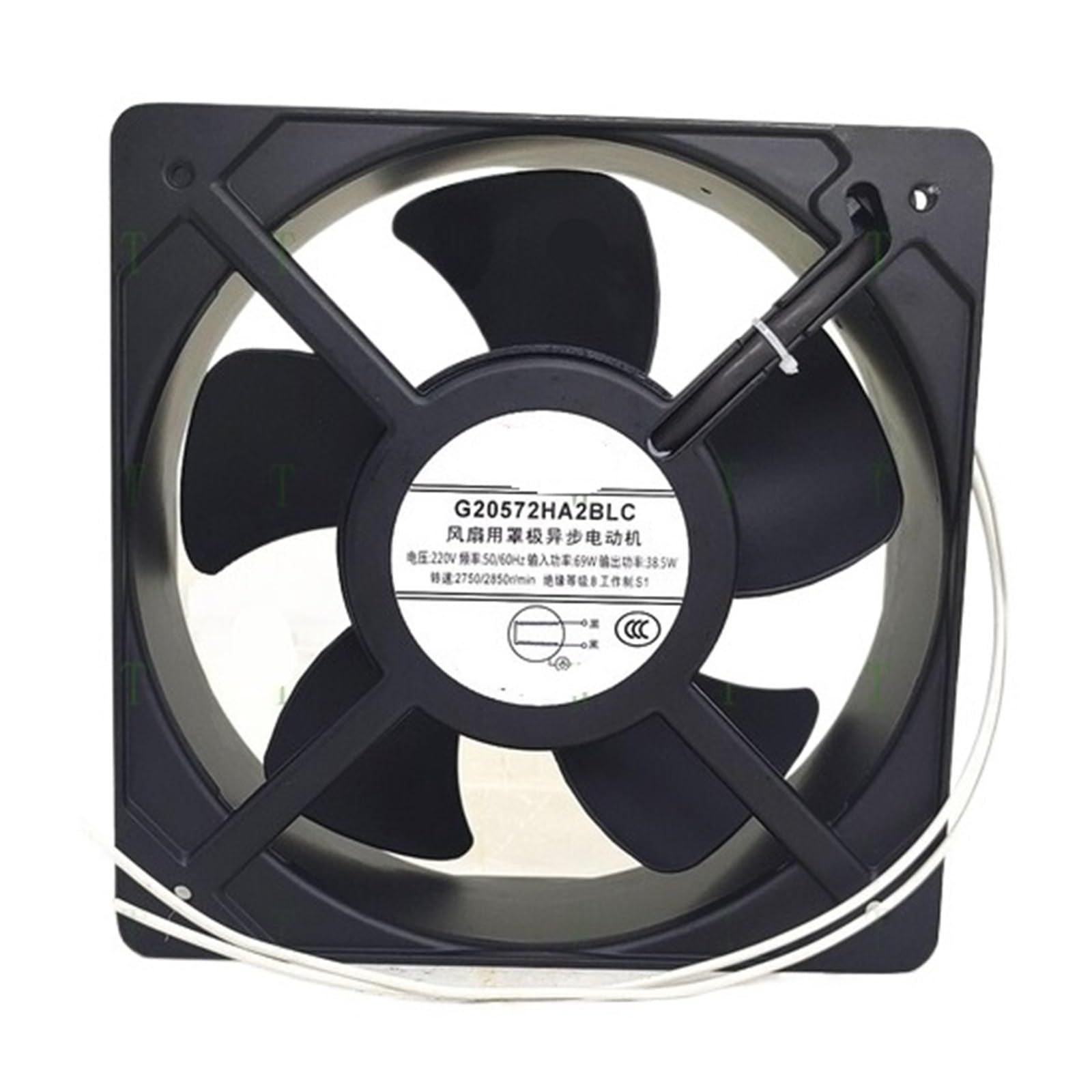 YUSKICCNE G20572HA2BLC 20572 220V 69W Cooling Fan