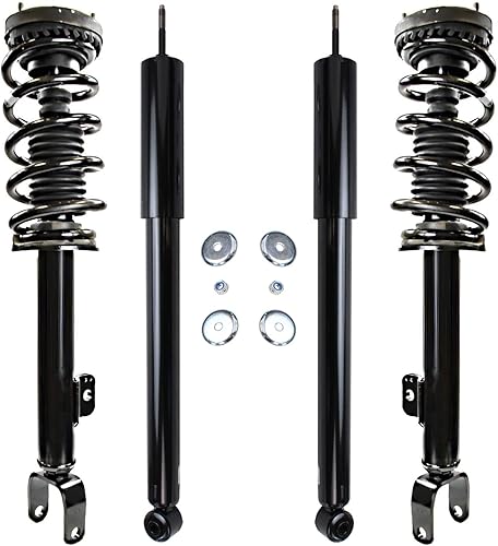 Miniatura 14 de Detroit Axle - Amortiguadores para Chevy Trailblazer EXT SSR GMC Envoy XL XUV Buick Rainier Saab 9-7x Isuzu Ascender 2 puntales delanteros con