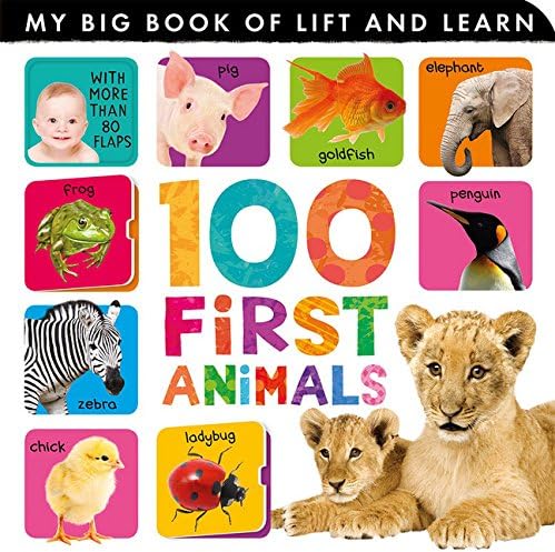 100 First Animals (My Big Book of Lift and Learn) Board book โ 1 Sept. 2013