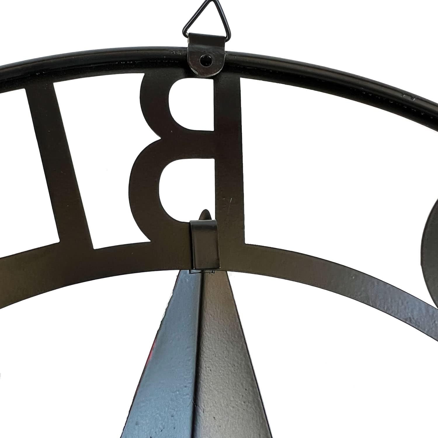 God Bless America USA Metal Star Hanging Welcome Home Signs Wall Decor 4th of July Patriotic Front Door Wreaths Hanger, Meta Flag Garden Fence Patio Front Porch Yard Indoor Outdoor Patriotic Decorations 13''H