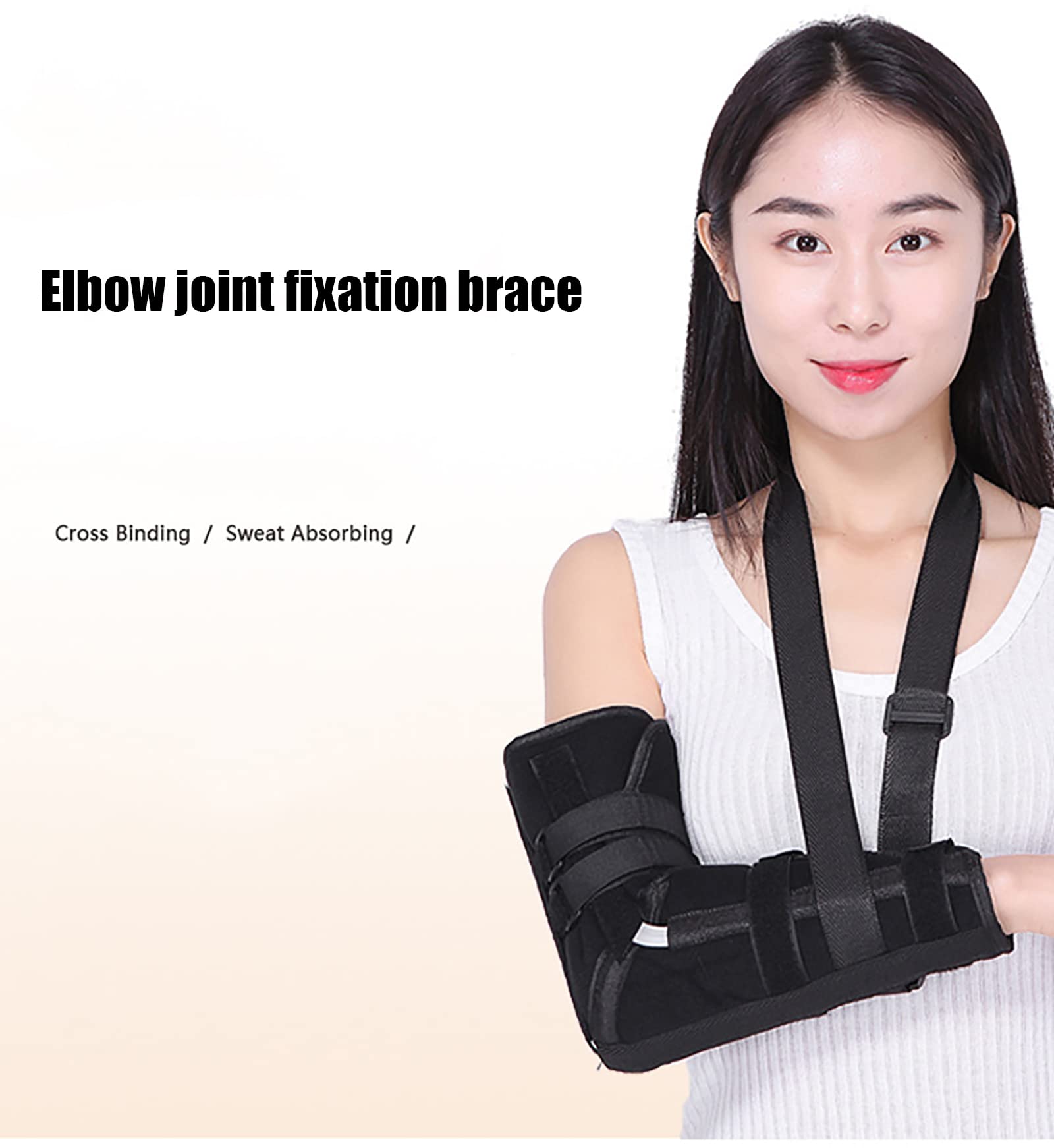 Cabestrillo para Brazo para inmovilización de Brazo Hombro Brazo inmovilizador Eslinga Eficaz Cómodo Soporte Hombro Brazo,M