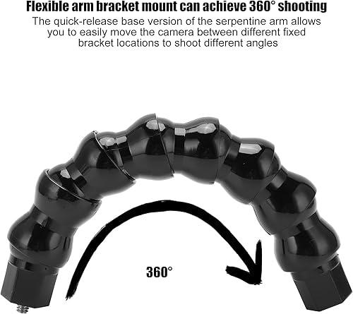 Miniatura 6 de GOWENIC Soporte flexible de las mordazas del cuello de cisne del monopie para las secciones de la cámara de los deportes 8