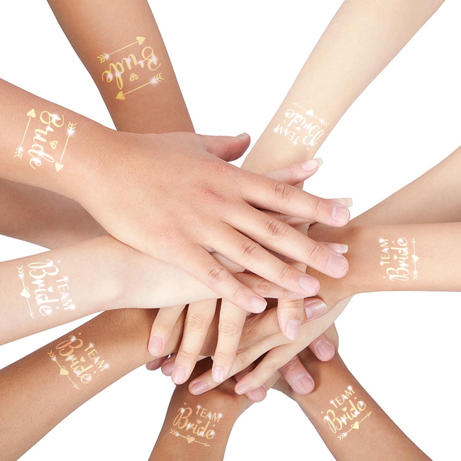 Tattoo | personalisiert | temporär | JGA Team Braut